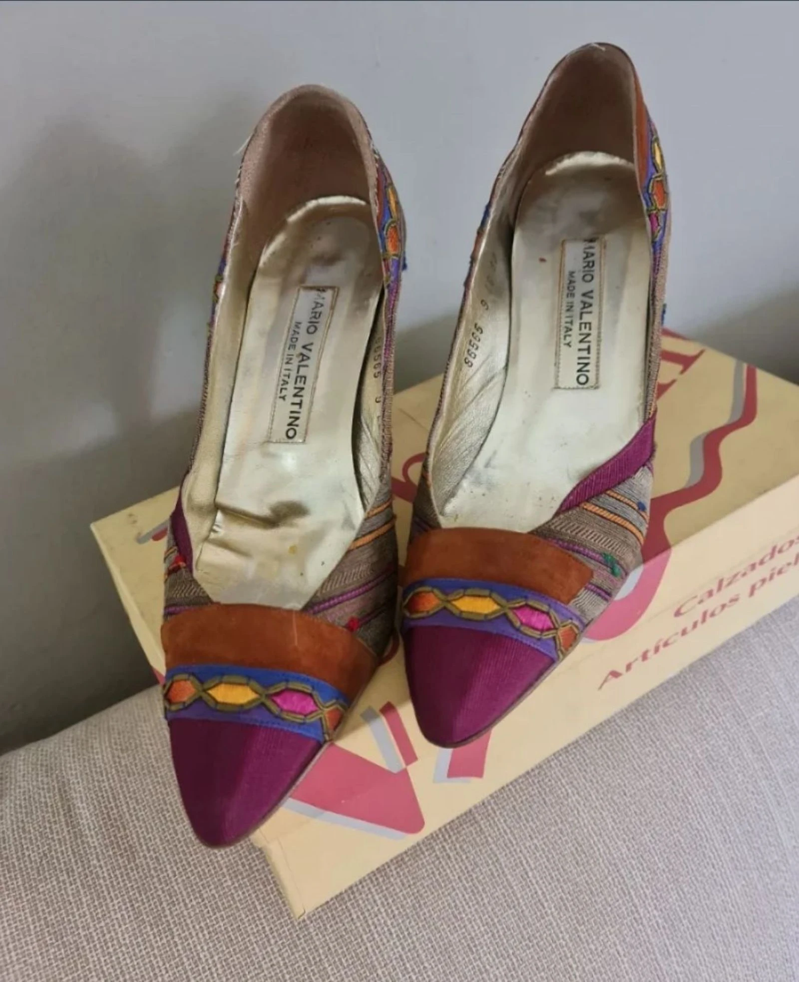 Mario Valentino Archive - Sapato Alto Vintage - Peça de Colecionador - Condição Imaculada – photo 2